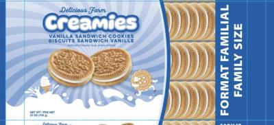 B004 : Delicious farm B004 : Déjeuner et collations - Biscuits - Bisc Sand Vanille DELICIOUS FARM, bisc SAND VANILLE, 12X708g