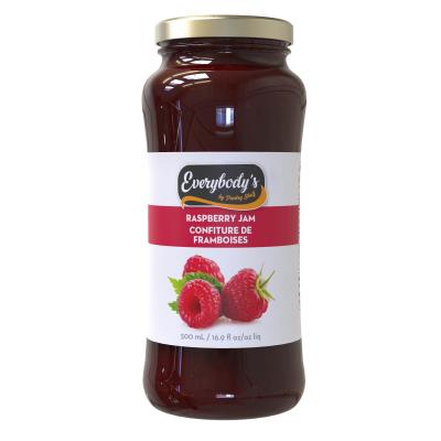 C716 : Everybody's C716 : Déjeuner et collations - Tartinades - Confiture Framboise EVERYBODY'S ,CONFITURE FRAMBOISE, 12 x 500ML