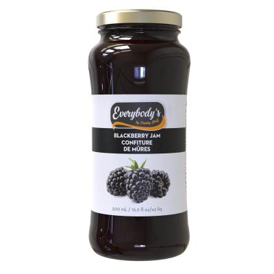 C717 : Everybody's C717 : Déjeuner et collations - Tartinades - Confiture MÛre EVERYBODY'S, CONFITURE MÛRE , 12 x 500ML