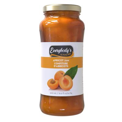 C760 : Everybody's C760 : Déjeuner et collations - Tartinades - Confiture Abricot EVERYBODY'S,CONFITURE ABRICOT , 12 x 500ML