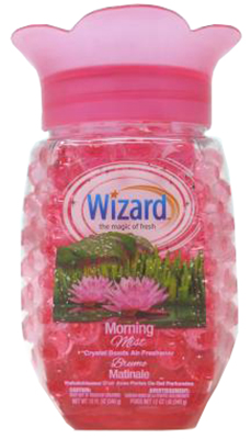 CA90454 : Wizard CA90454 : Produits ménagers - Purificateurs d'air - Deo Bulles Matinale (rose) WIZARD, deo BULLES matinale (rose),12 x 340g