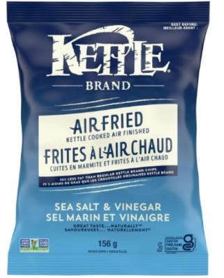 CG1692-OU : Kettle brand CG1692-OU : Déjeuner et collations - Biscuits - Chips Frites Sel Marin & Vinaigre KETTLE BRAND, CHIPS FRITES sel marin & vinaigre , 12 x 156g