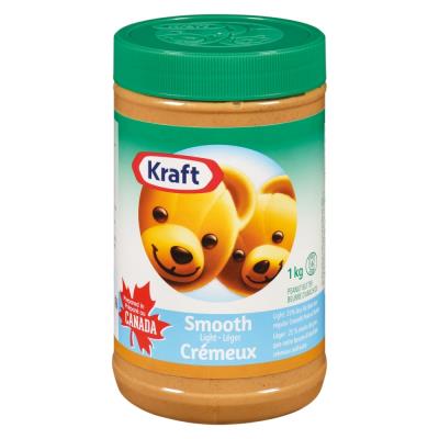 CG2150-1 : Kraft CG2150-1 : Déjeuner et collations - Arachides - Beurre Arachides Cremeux Leger KRAFT,BEURRE arachides CREMEUX leger,12 x 1 KG