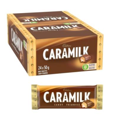 CG2224 : Cadbury CG2224 : Confiseries - Chocolat - Caramilk CADBURY , CARAMILK , 8 X box 24 bars x 50g