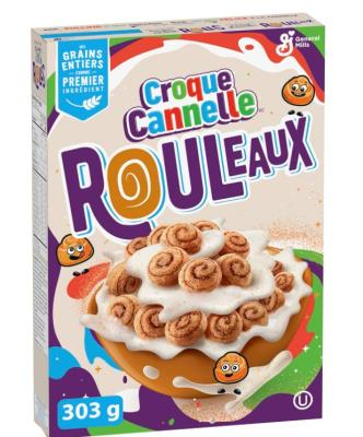 CG5067 : General mills CG5067 : Déjeuner et collations - Céréales - CÉrÉ. Roul. Croque Cannelle GENERAL MILLS,CÉRÉ. ROUL. croque cannelle , 12 x 303g