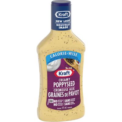 CH2154 : Kraft CH2154 : Condiments - Vinaigrette - Vinaigrette Graines Pavot Légère KRAFT,vinaigrette GRAINES PAVOT légère,10 x 475 ML