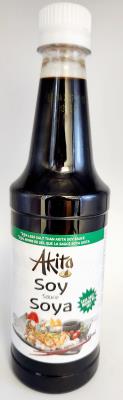 CH229 : Akita CH229 : Huiles et vinaigres - Huile - Sauce Soya Moins De Sel AKITA,SAUCE SOYA moins de sel,12 x 450ML