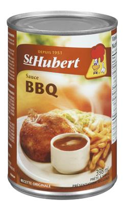 CH258 : St-hubert CH258 : Condiments - Sauces - Sauce B.b.q ST-HUBERT, SAUCE B.B.Q, 24 x 398ML
