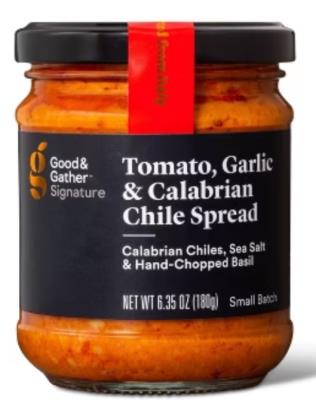 CH268-OU : Good & gather CH268-OU : Condiments - Sauces - Tart. Tomate Ail Chili (ang.) GOOD & GATHER, TART. tomate ail chili (ANG.), 12 x 180g