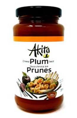 CH285 : Akita CH285 : Condiments - Sauces - Sauce Prunes AKITA , SAUCE PRUNES , 12 x 250 ML,