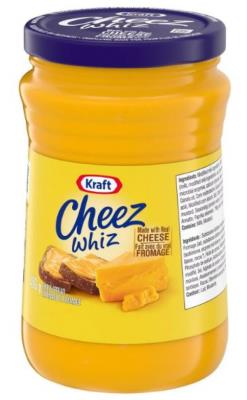 CH91 : Kraft CH91 : Déjeuner et collations - Fromage - Cheez Whiz Reg KRAFT, CHEEZ WHIZ REG, 12 x 450G