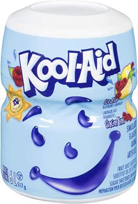 CJ48 : Kool aid CJ48 : Breuvages - Jus - Framb. Bleu & Limonade KOOL AID, FRAMB. bleu & limonade, 12  x 517G