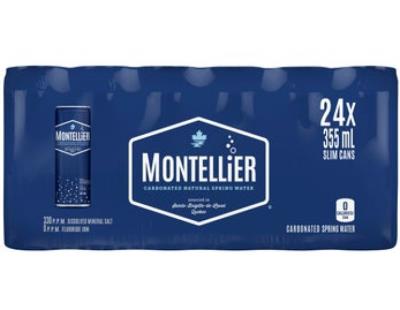 CJ8566-OU : Montellier CJ8566-OU : Breuvages - Eau - Eau PÉtilliante Original MONTELLIER, EAU PÉTILLIANTE original, 24 x 355ml