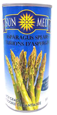 CL002 : Sun med CL002 : Conserves et bocaux - Légumes - Asperges Pointes SUN MED , ASPERGES pointes , 24 x 341 ML