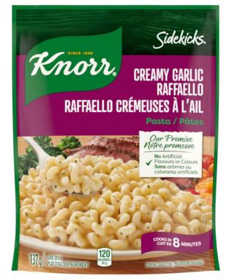 CN14-OU : Sidekicks CN14-OU : Pâtes, riz et nouilles - Macaroni - Raffaello Crem. Ail SIDEKICKS, RAFFAELLO CREM. AIL, 8 x 137g