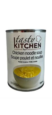 CS0038-OU : Tasty kitchen CS0038-OU : Conserves et bocaux - Soupes - Soupe Poulet & Nouilles TASTY KITCHEN, SOUPE poulet & nouilles, 12 x 540 ML