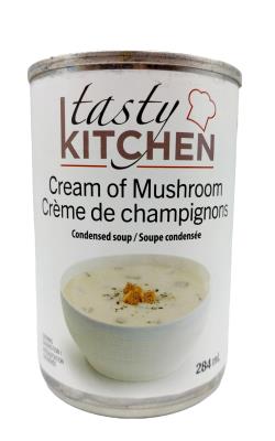 CS0040-OU : Tasty kitchen CS0040-OU : Conserves et bocaux - Soupes - CrÈme De Champignon TASTY KITCHEN, CRÈME de CHAMPIGNON, 24 x 284 ML