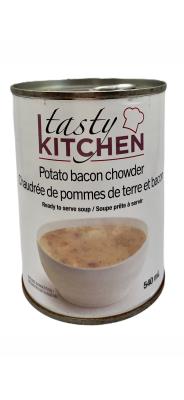 CS0044-OU : Tasty kitchen CS0044-OU : Conserves et bocaux - Légumes - ChaudrÉ Patates  & Bacon TASTY KITCHEN, CHAUDRÉ patates  & bacon, 12 x 540 ML