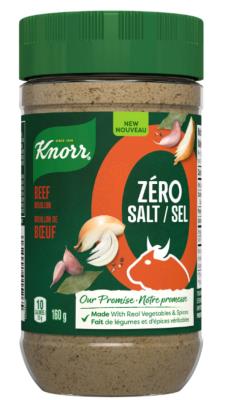 CS901 : Knorr CS901 : Condiments - Sauces - Bouillon Boeuf Sans Sel KNORR,BOUILLON boeuf sans sel ,12 x 160g