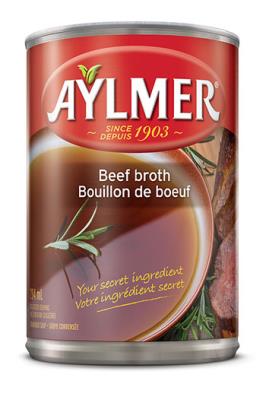 CS91 : Aylmer CS91 : Conserves et bocaux - Soupes - Bouillon De Boeuf AYLMER, BOUILLON DE BOEUF, 24 x 284 ML