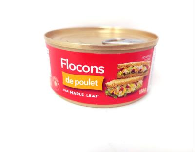 CV36 : Maple leaf CV36 : Conserves et bocaux - Viandes - Flocons Poulet MAPLE LEAF, FLOCONS POULET, 24 x 156g