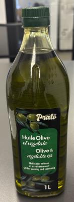 H0053 : Prato H0053 : Huiles et vinaigres - Huile - Huile Olives & Vegetale PRATO , HUILE OLIVES & vegetale  , 12 x 1L ( new image!!)