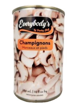 JPL46 : Everybody's JPL46 : Conserves et bocaux - Légumes - Champ. Mcx & Pds EVERYBODY'S, CHAMP. MCX & PDS, 24 x 284ML