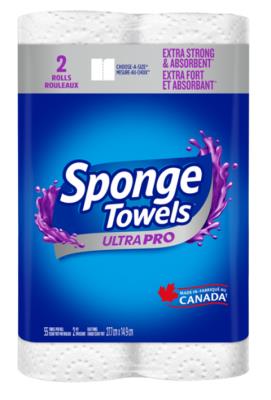 S53330 : Sponge towels S53330 : Produits ménagers - Papier essuie-tout - Ultra Pro SPONGE TOWELS, ULTRA PRO, 12 x 2 RLX