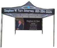 XXCA627-OU : Tente Noir Avec Logo ''escompte Fortin 2020''